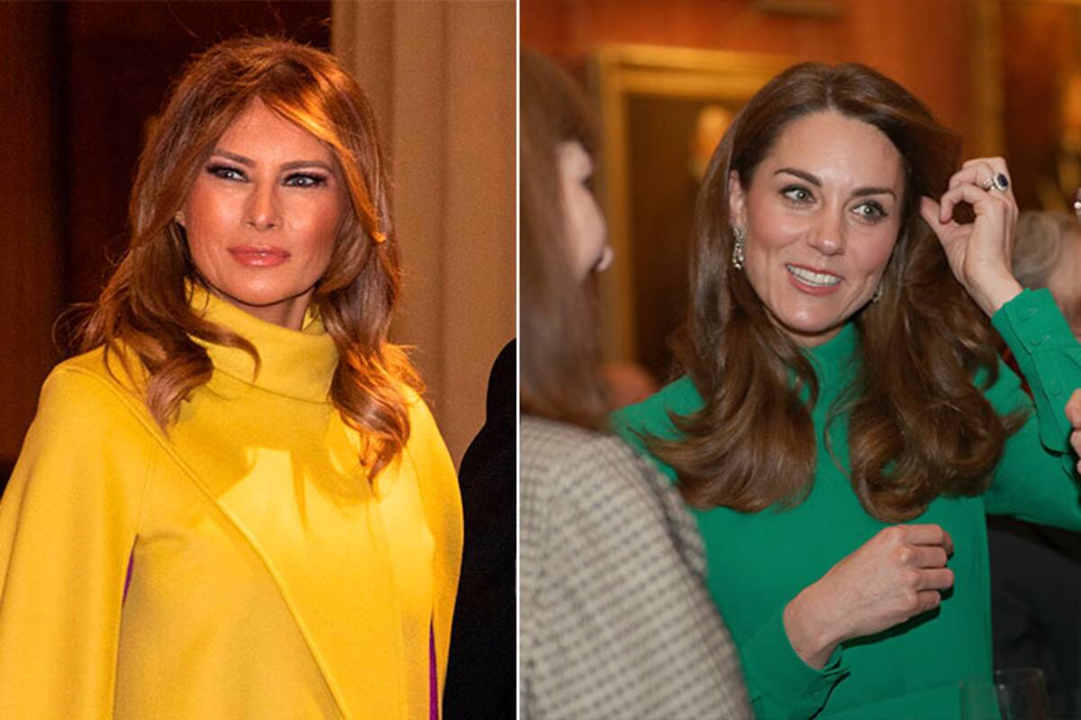 Kate y Melania, duelo de estilos en el Palacio de Buckingham