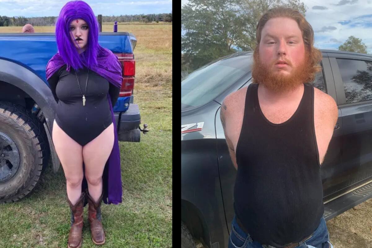 Mujer vestida de "Raven" y un hombre son acusados del secuestro violento de una adolescente