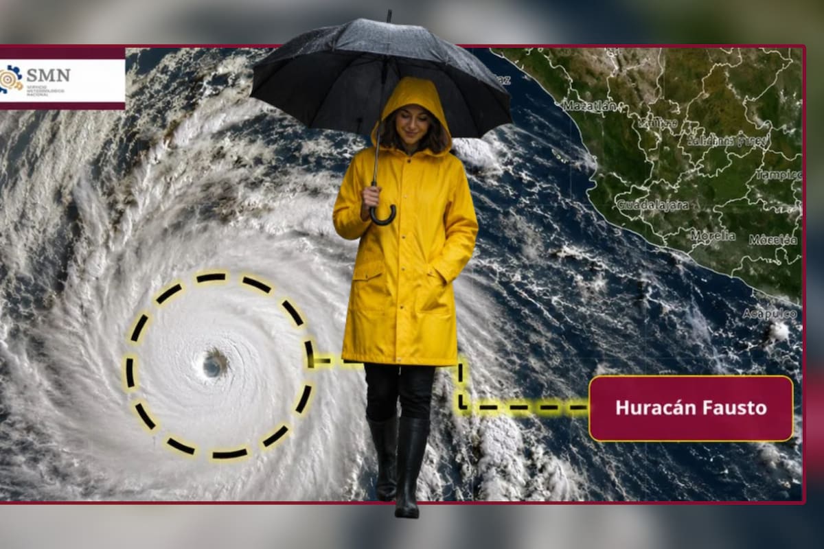 Huracán Fausto se intensifica a categoría 2 con fuertes vientos y lluvias, ¿cómo afectará a México?