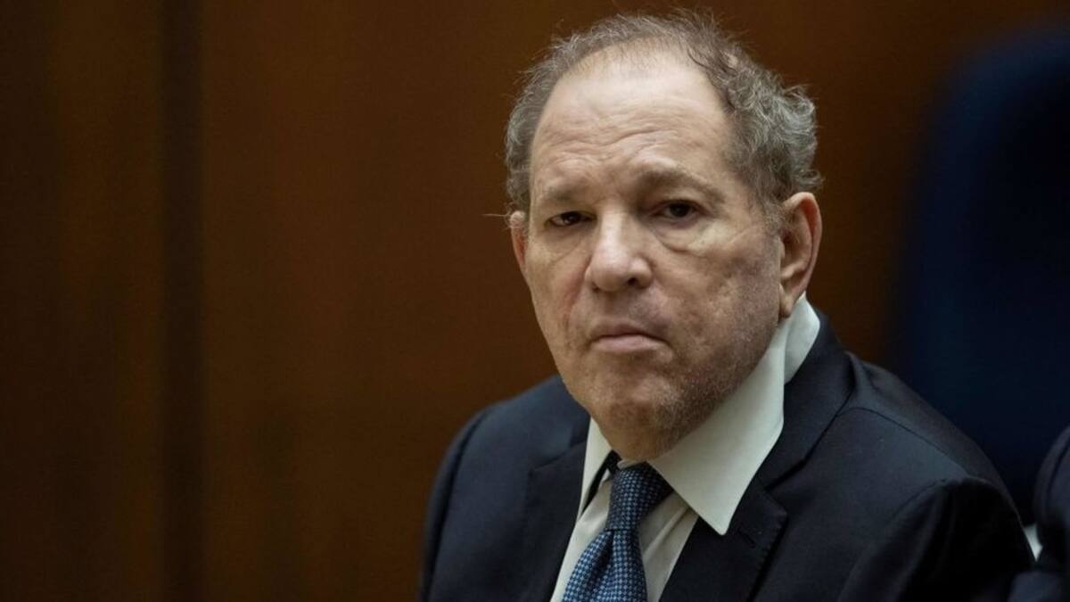 El exproductor de Hollywood Harvey Weinstein.