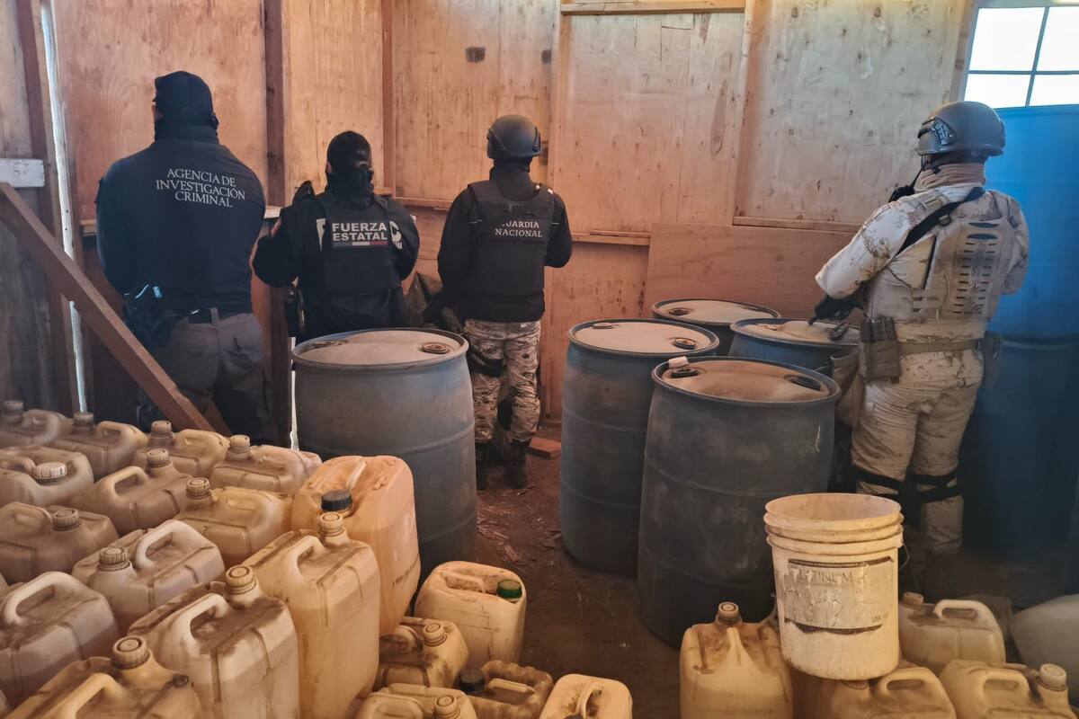 Aseguran más de 22 mil litros de hidrocarburo ilegal en Tecate