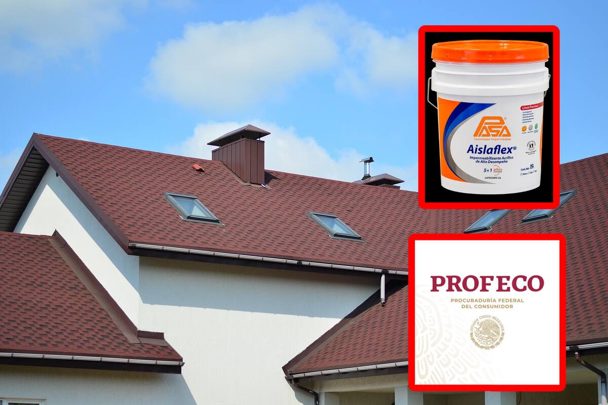 PASA Aislaflex blanco, el mejor impermeabilizante según el estudio de la Profeco
