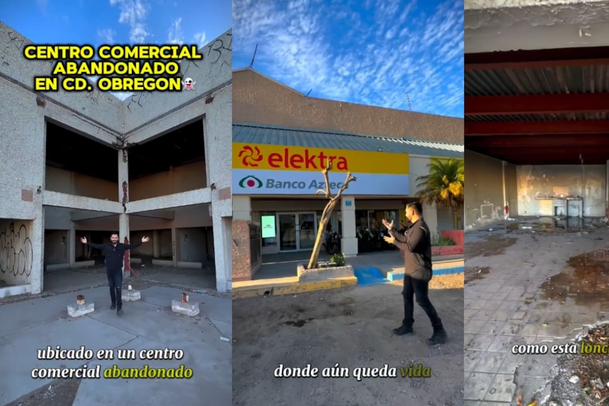 “Sin embargo, hay un Elektra abierto”: influencer recorre centro comercial abandonado que lleva 20 años cerrado