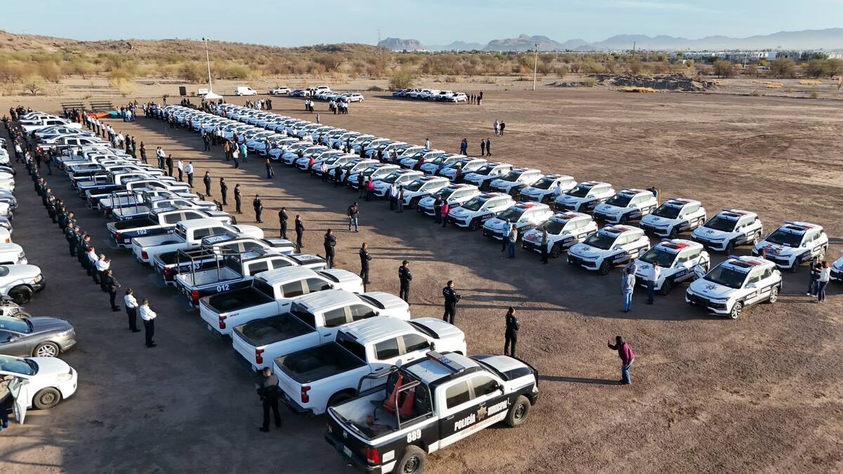 Hermosillo amplía su flotilla de patrullas eléctricas con 60 nuevas unidades
Foto: Julio A. Clark