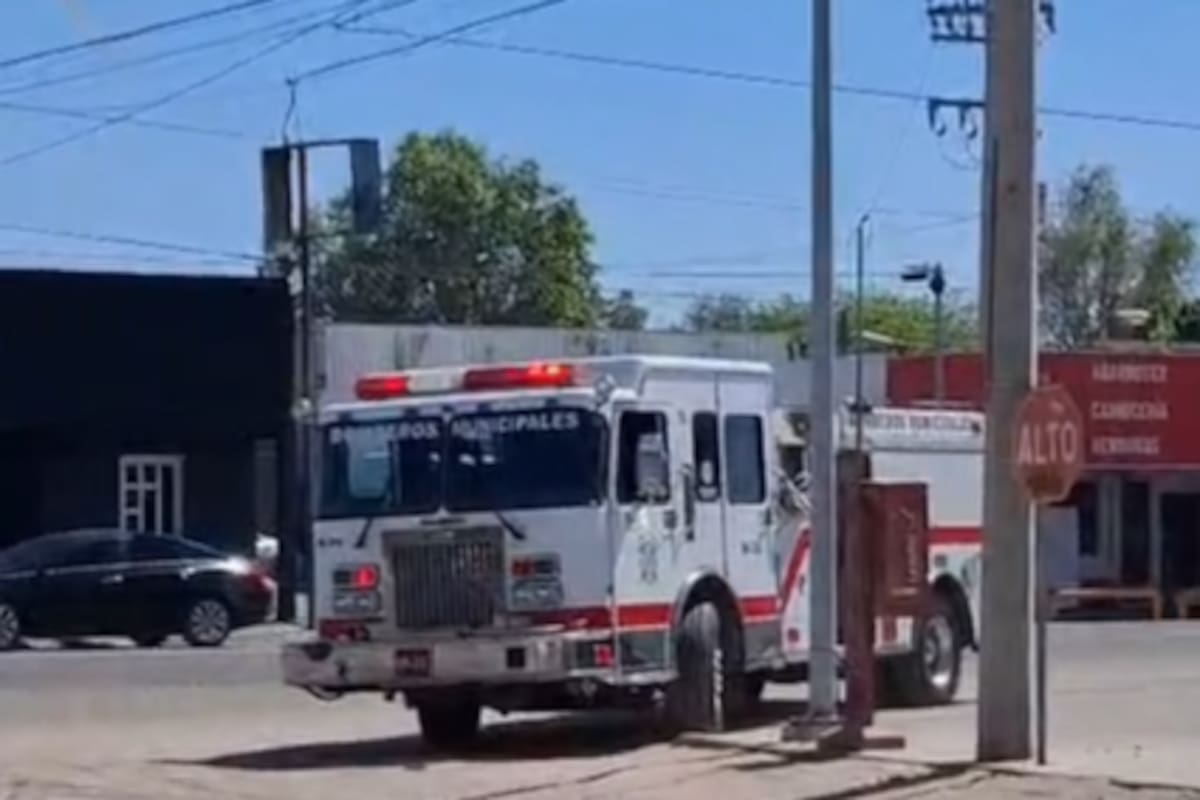 Evacúan papelería en San Luis Río Colorado por conato de incendio