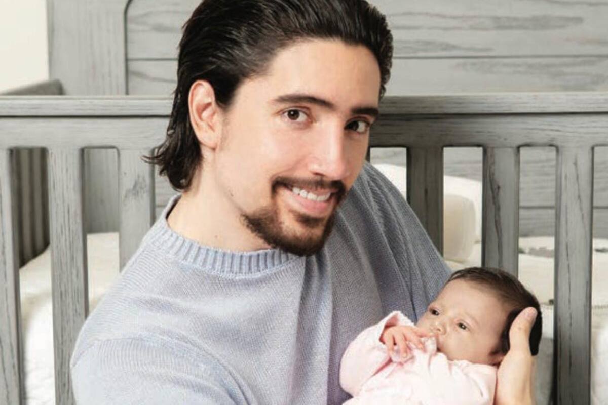 Alex Fernández comparte emotivas fotografías de su primogénita