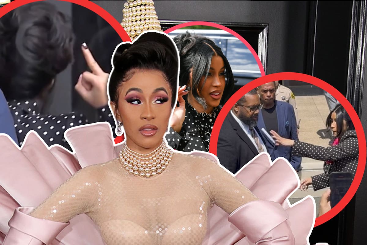 Cardi B se enfrenta a la prensa tras ser absuelta en la corte por agresión contra una guardia de seguridad; “no me faltes al respeto”