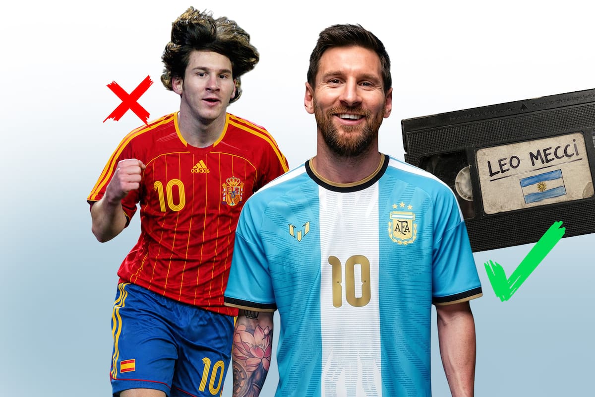 Un VHS en 2003 evitó que Messi jugara para España; Argentina lo convocó aunque ni siquiera sabía escribir su nombre