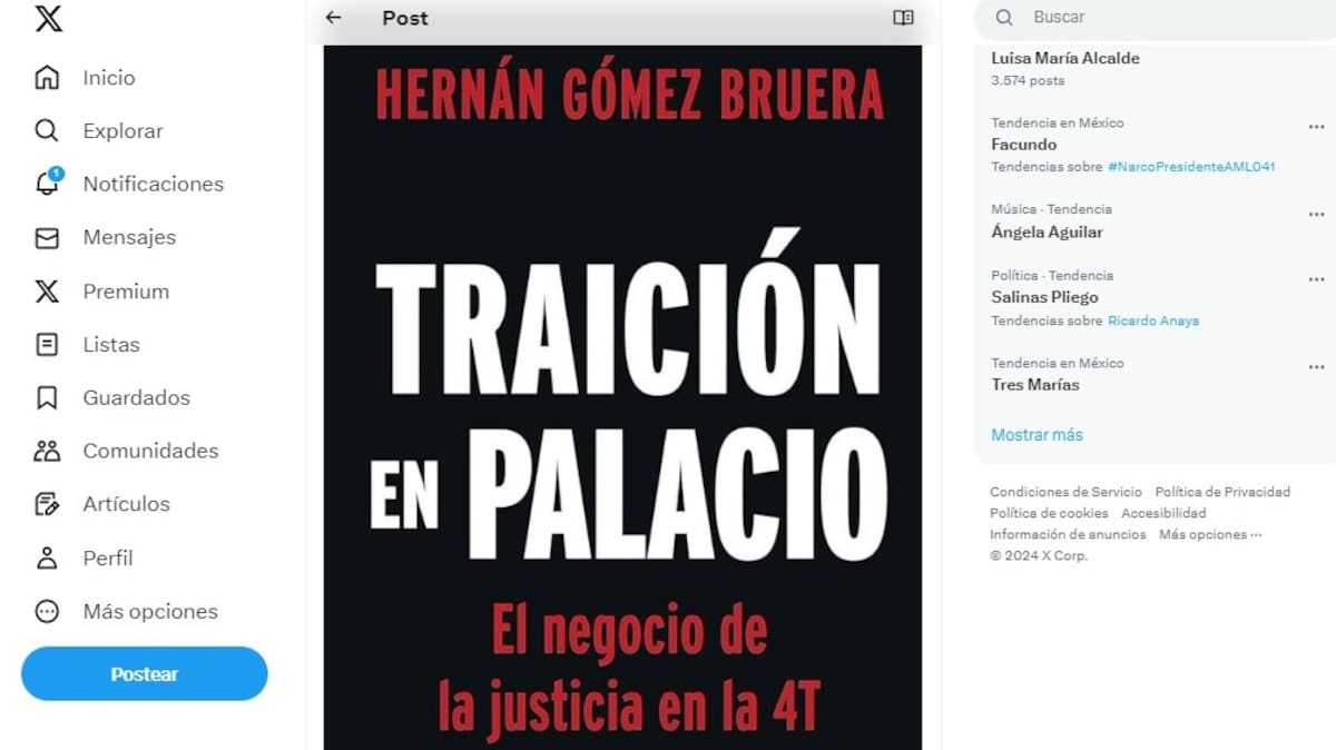 Hernán Gómez, periodista y hermano de Facundo, denunció en un hilo de Twitter que fue demandado por 15 mdp.