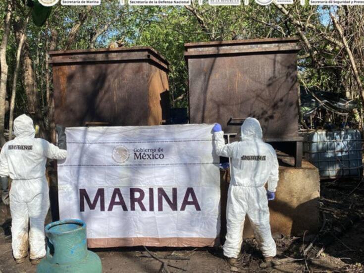 Decomisan 12.8 toneladas de metanfetamina, valorada en más de 3 mil mdp, en Nayarit