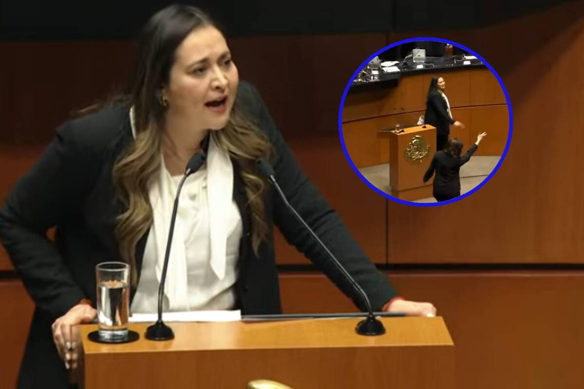 ¡A lo Judas! Lilly Téllez le avienta monedas a la senadora Cynthia López Castro, tras anunciar su integración a las filas de Morena