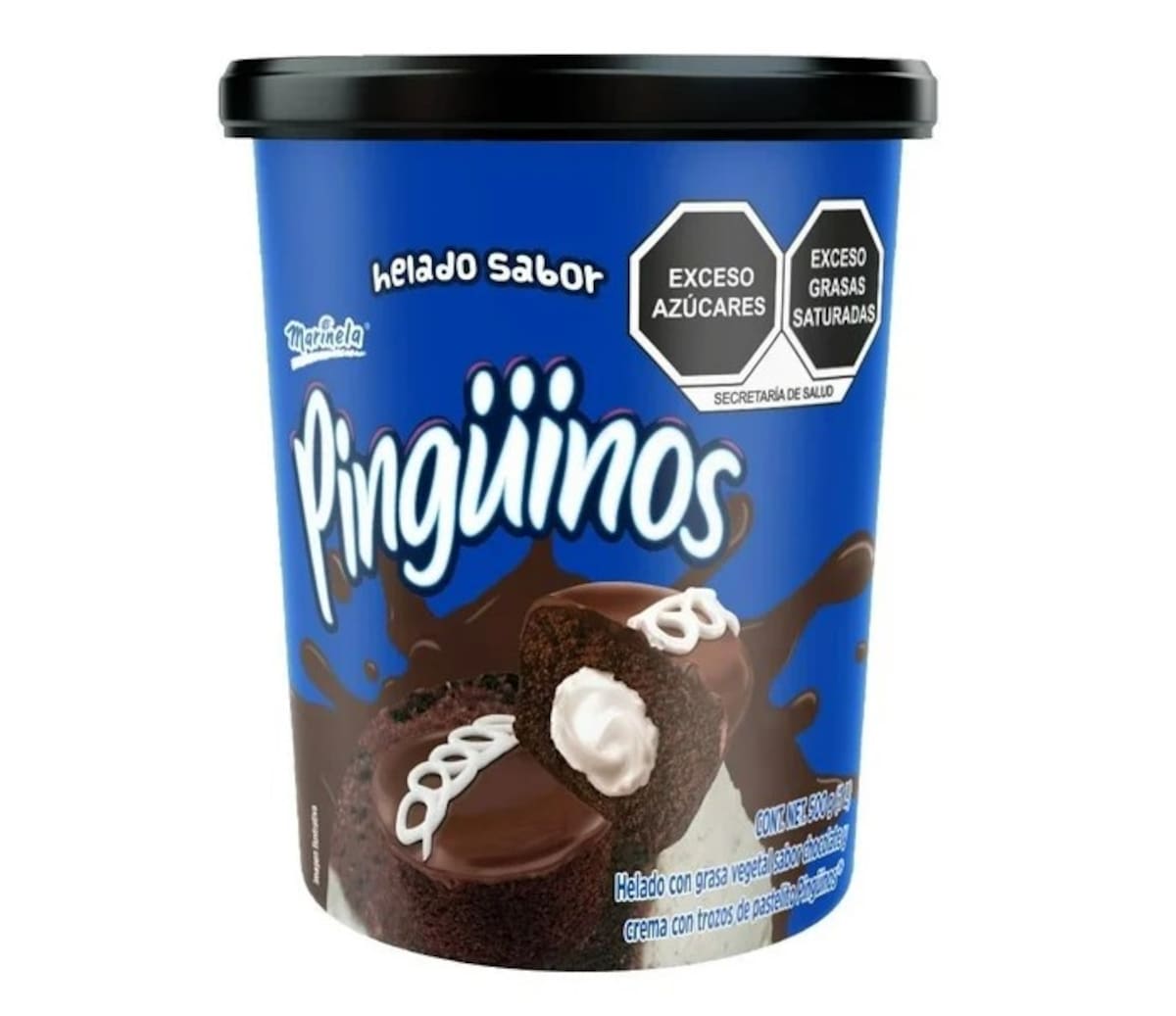 Helado de Pingüino Marinela