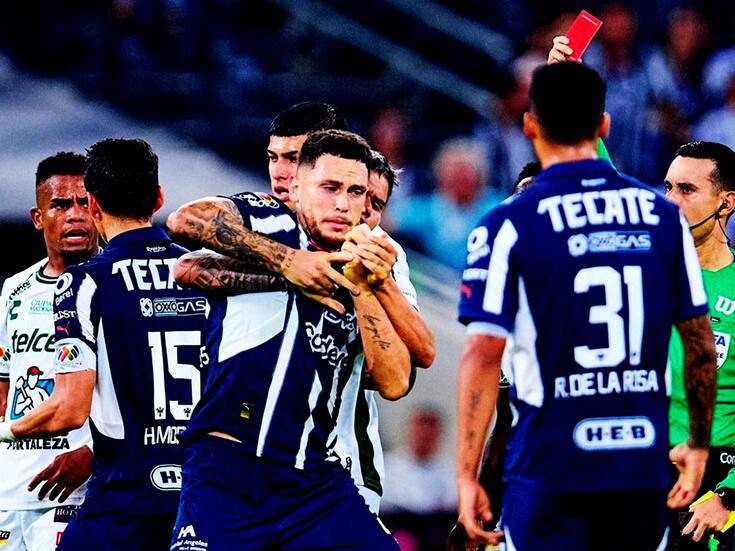 Lucas Ocampos suspendido dos partidos: Rayados enfrentará a Pumas sin su estrella en la liguilla