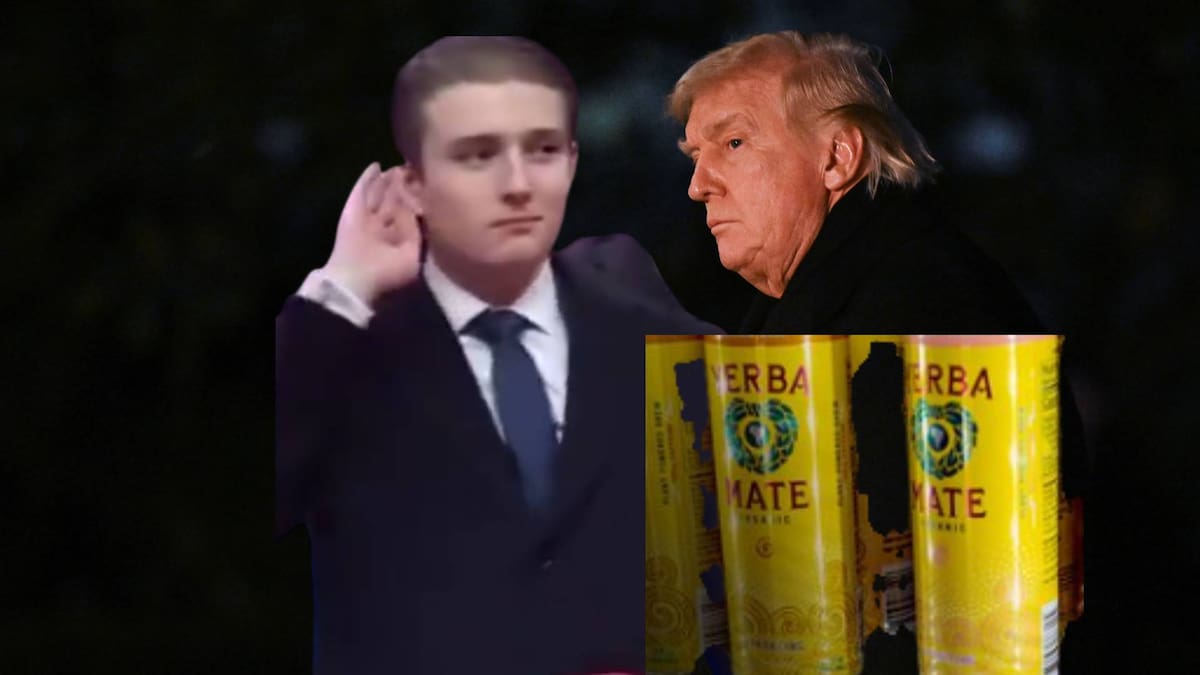 Barron Trump estaría ingresando a la industria de bebidas como director de SOLLOS Yerba Mate Inc., una nueva compañía con sede cerca de Mar-a-Lago