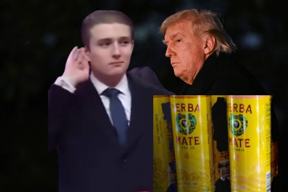 Barron Trump estaría ingresando a la industria de bebidas como director de SOLLOS Yerba Mate Inc., una nueva compañía con sede cerca de Mar-a-Lago