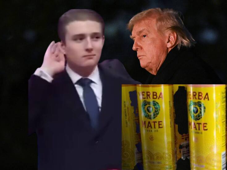 Barron Trump estaría ingresando a la industria de bebidas como director de SOLLOS Yerba Mate Inc., una nueva compañía con sede cerca de Mar-a-Lago