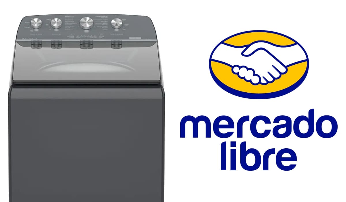 Ofertas en Mercado Libre: lavadora automática Whirlpool de 18 kilos con 37% de descuento