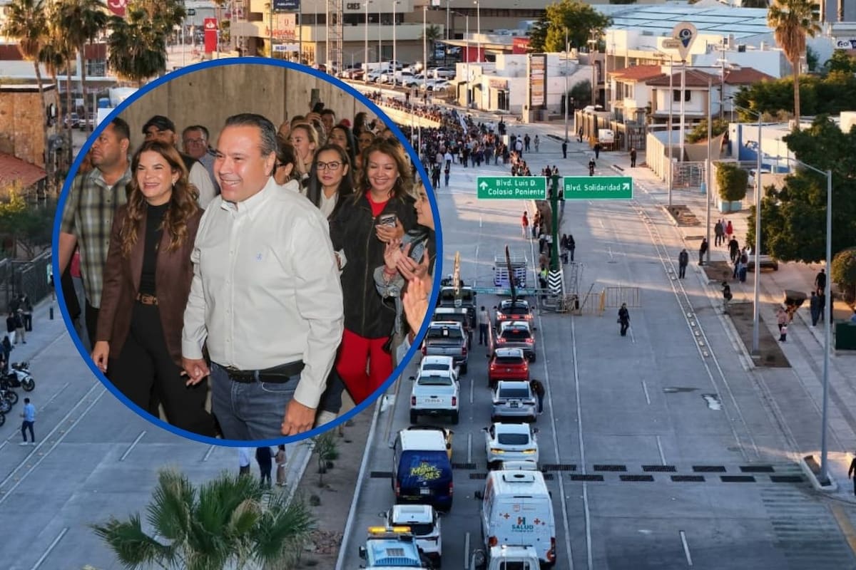 Hermosillo celebra la inauguración del puente desnivel del bulevar Colosio: un paso significativo para la ciudad