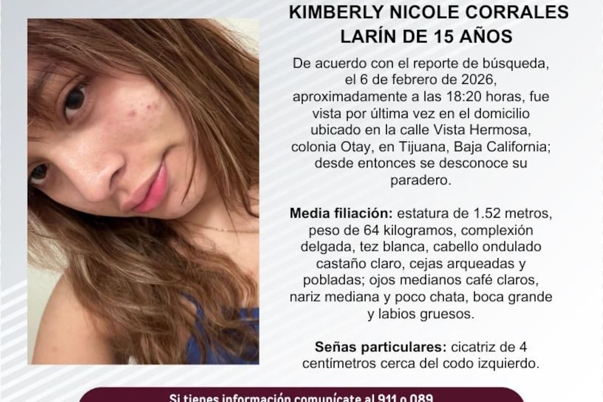 Se busca a Kimberly Nicole Corrales Larín, de 15 años de edad