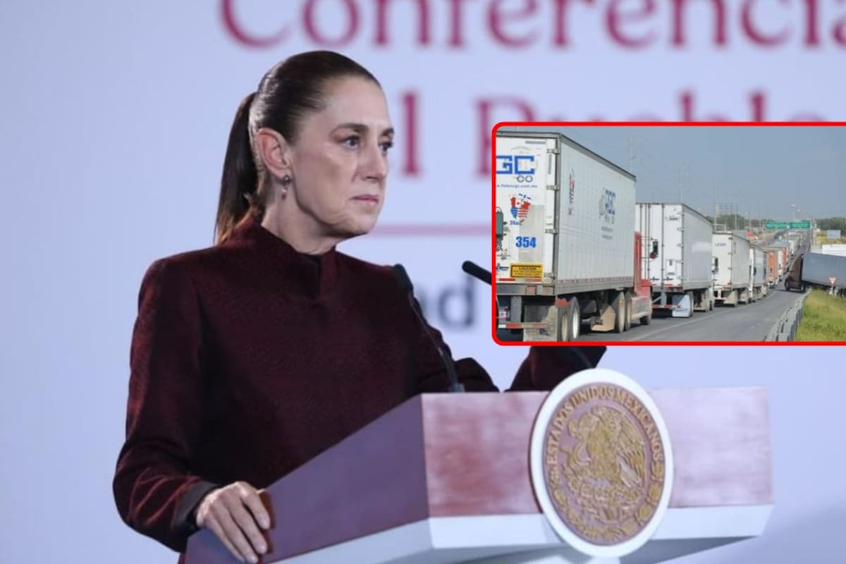 Sheinbaum anuncia reunión con transportistas ante movilización y posibles bloqueos carreteros