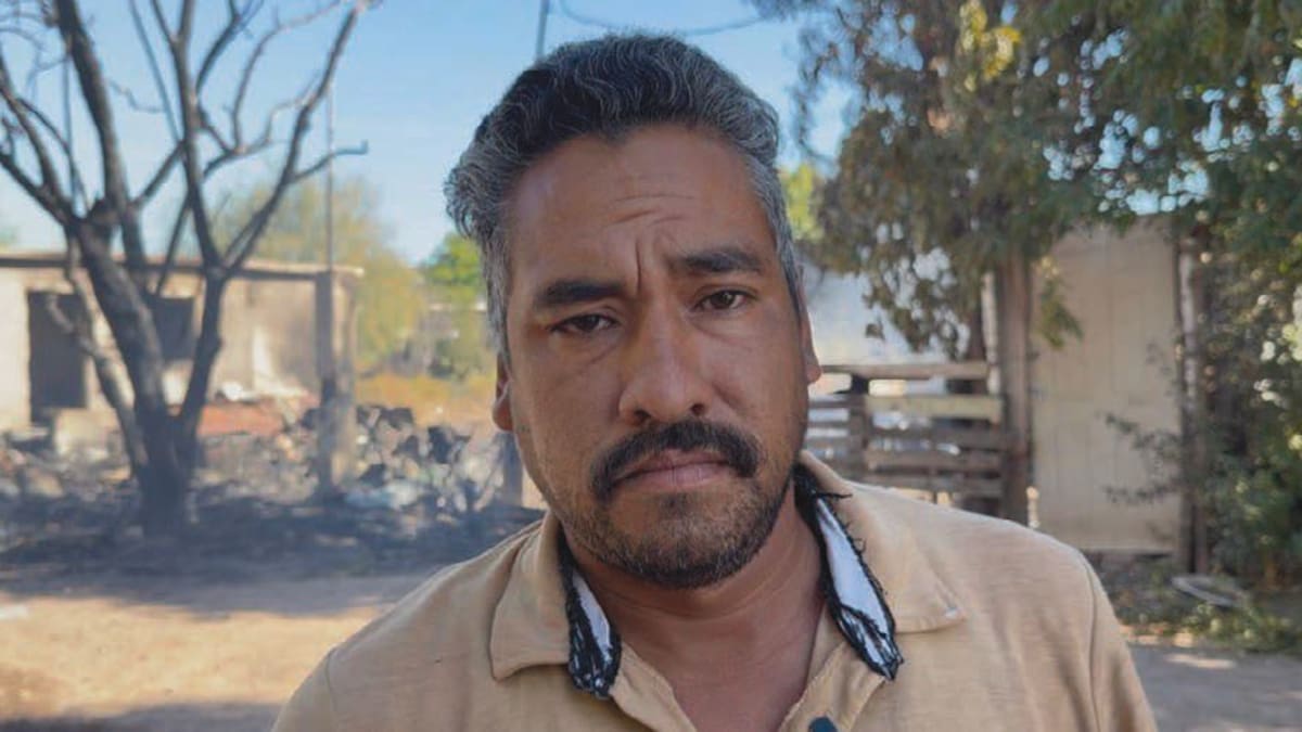 No lo pensé, como pude lo saqué arrastrando”: Taxista salva a su vecino de entre las llamas; dos casas quedaron reducidas a cenizas en Ciudad Obregón