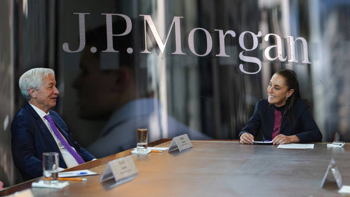 Director de J.P. Morgan llegó a reunirse con Sheinbaum y hablar de la solidez de la economía mexicana