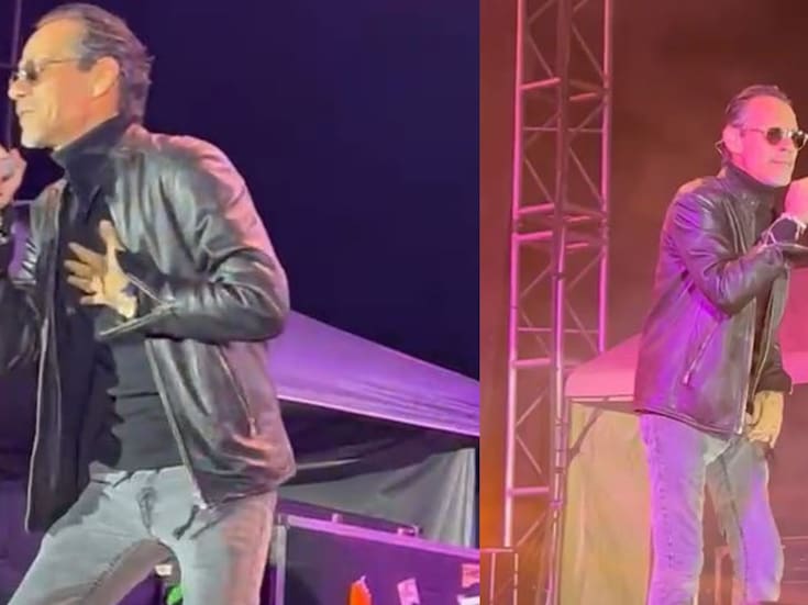 Calienta Marc Anthony su concierto en el Valle al ritmo de la salsa.
