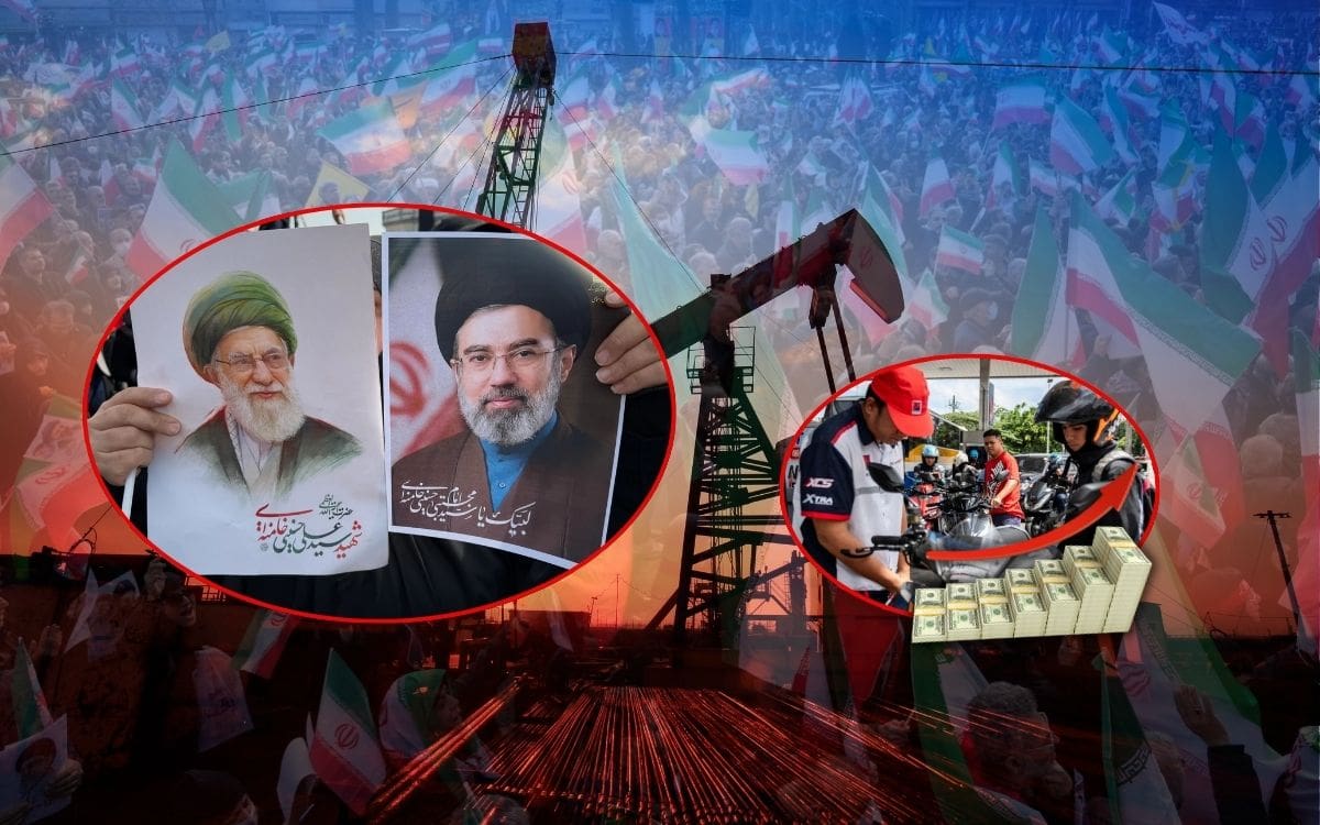 El petróleo toca su nivel más alto desde 2022 tras la sucesión en Irán y ataques en el Golfo, mientras Asia cae hasta 7% y el G7 analiza liberar reservas de emergencia. | Crédito: AP/Canva