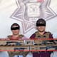 Capturan a dos con armas y chalecos balísticos