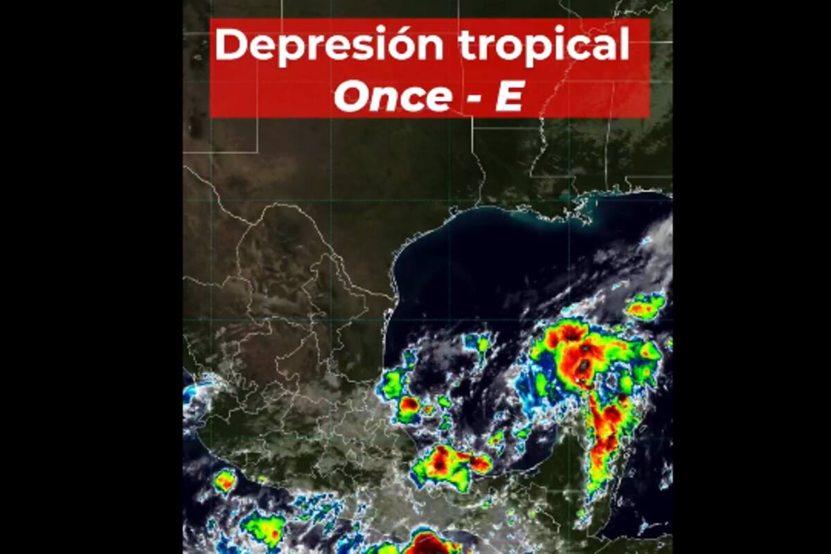Depresión Tropical Once-E frente a Chiapas y Oaxaca, anuncia Conagua, esto es lo que puede provocar en estos estados
