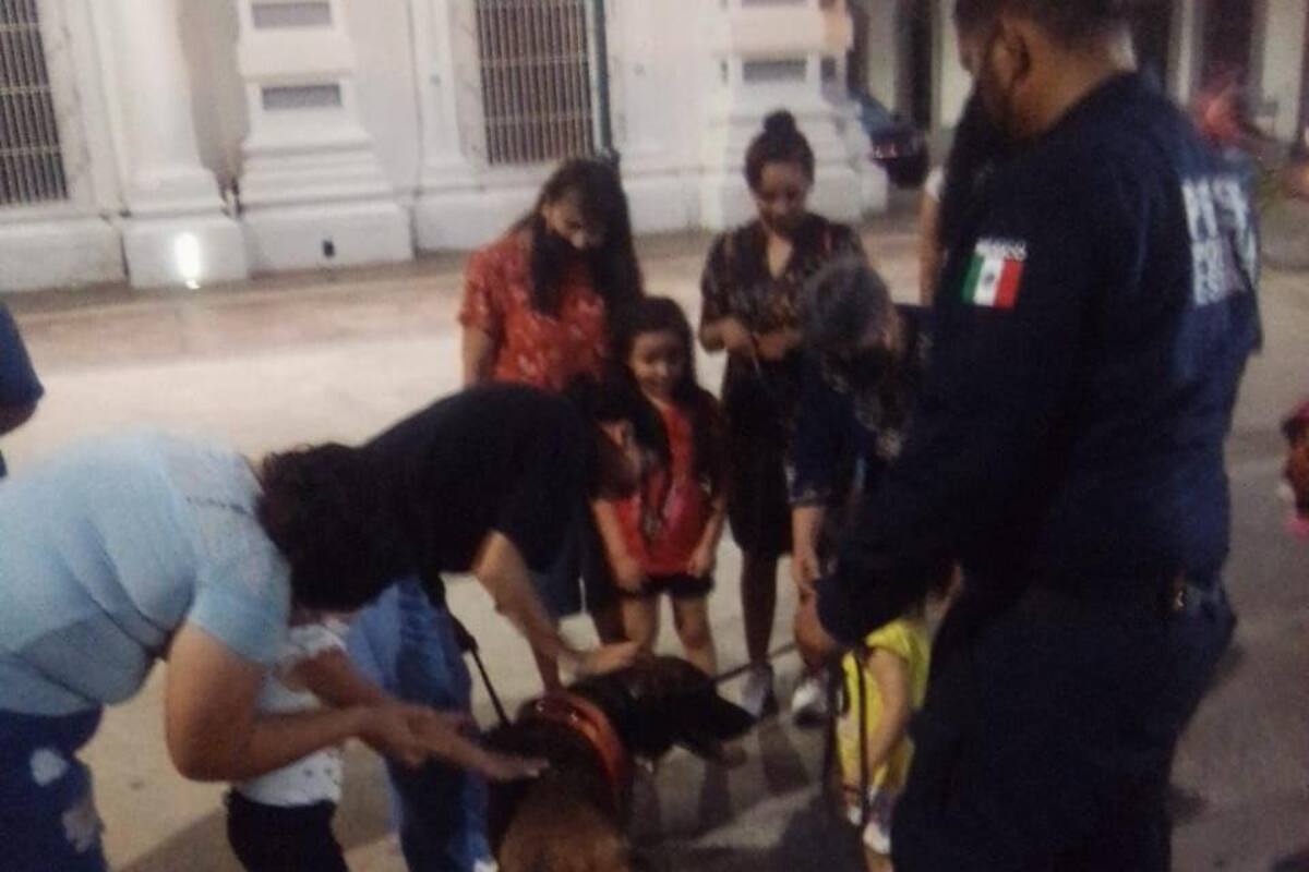 Apoya grupo canino K-9 operativos de la PESP Sonora