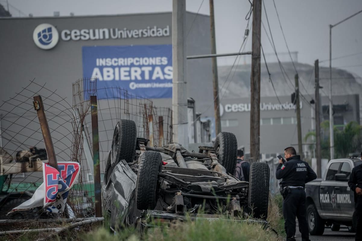 El accidente ocurrió alrededor de las 5:30 de la mañana de este miércoles en Tijuana. Foto: Border Zoom