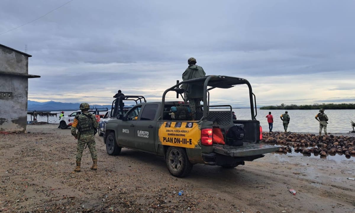 Ejército Mexicano inicia fase preventiva del Plan DN-III-E ante huracán “Polo”. Foto: Coordinación para la Construcción de Paz del Estado de Guerrero