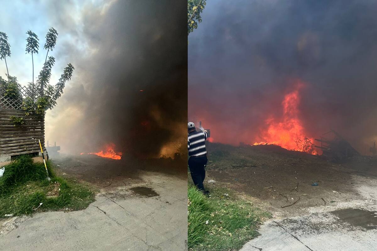 El fuego amenaza con alcanzar la zona habitada.
