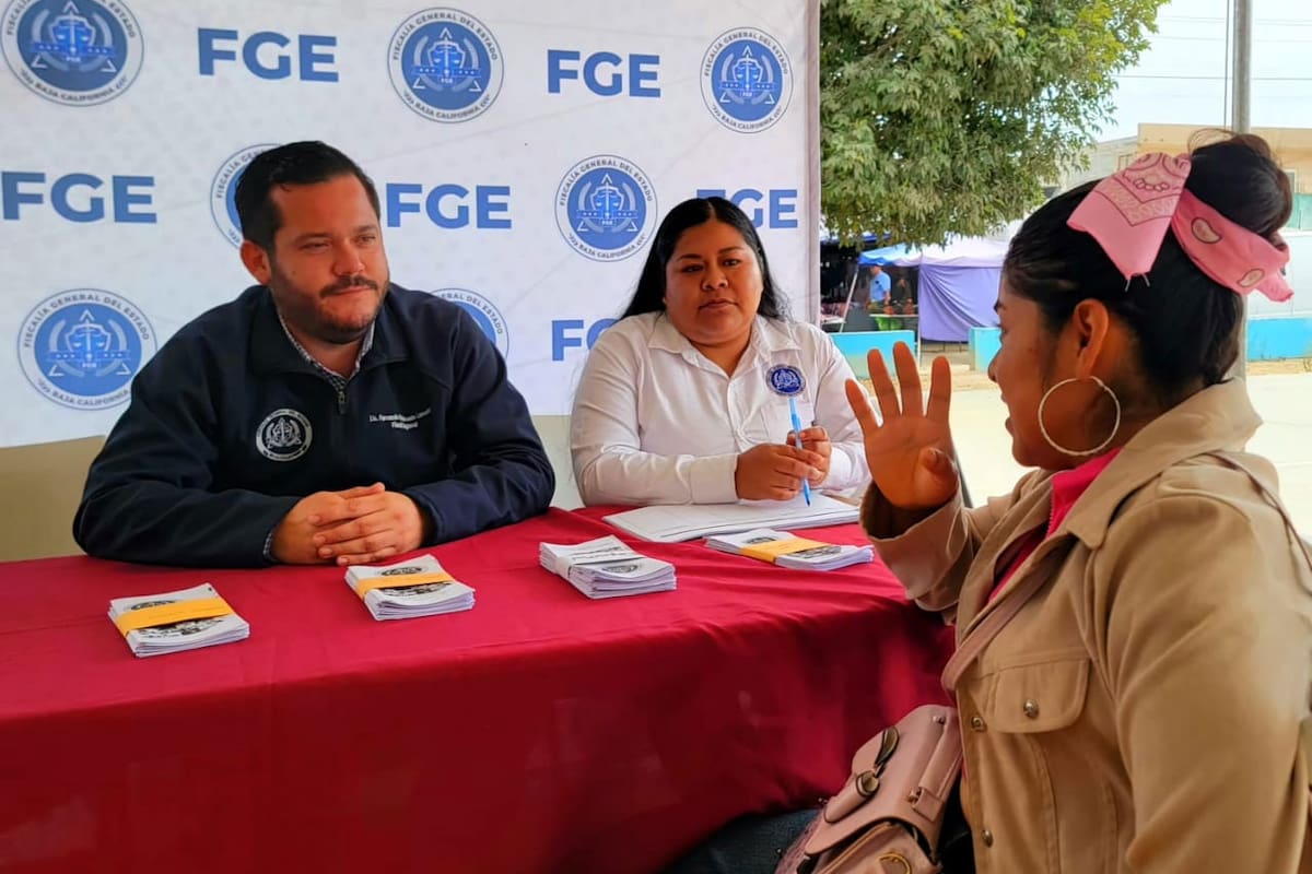 FGE ofrece atención especializada a comunidades indígenas en San Quintín