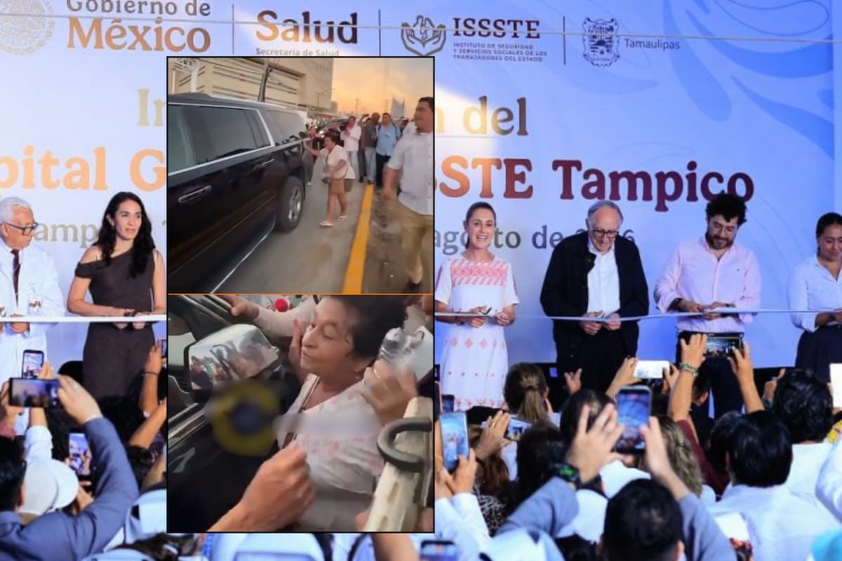 “No te doy la mano”: mujer reclama a Claudia Sheinbaum desde su camioneta y le exige atender un presunto problema por la propiedad de un terreno en Tampico