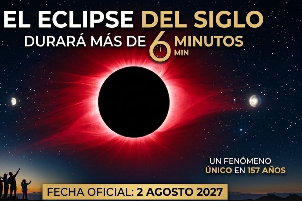 El eclipse solar más largo del siglo ya tiene fecha oficial y durará más de 6 minutos: ¿Cómo ver el fenómeno que no volverá a repetirse hasta dentro de 157 años?