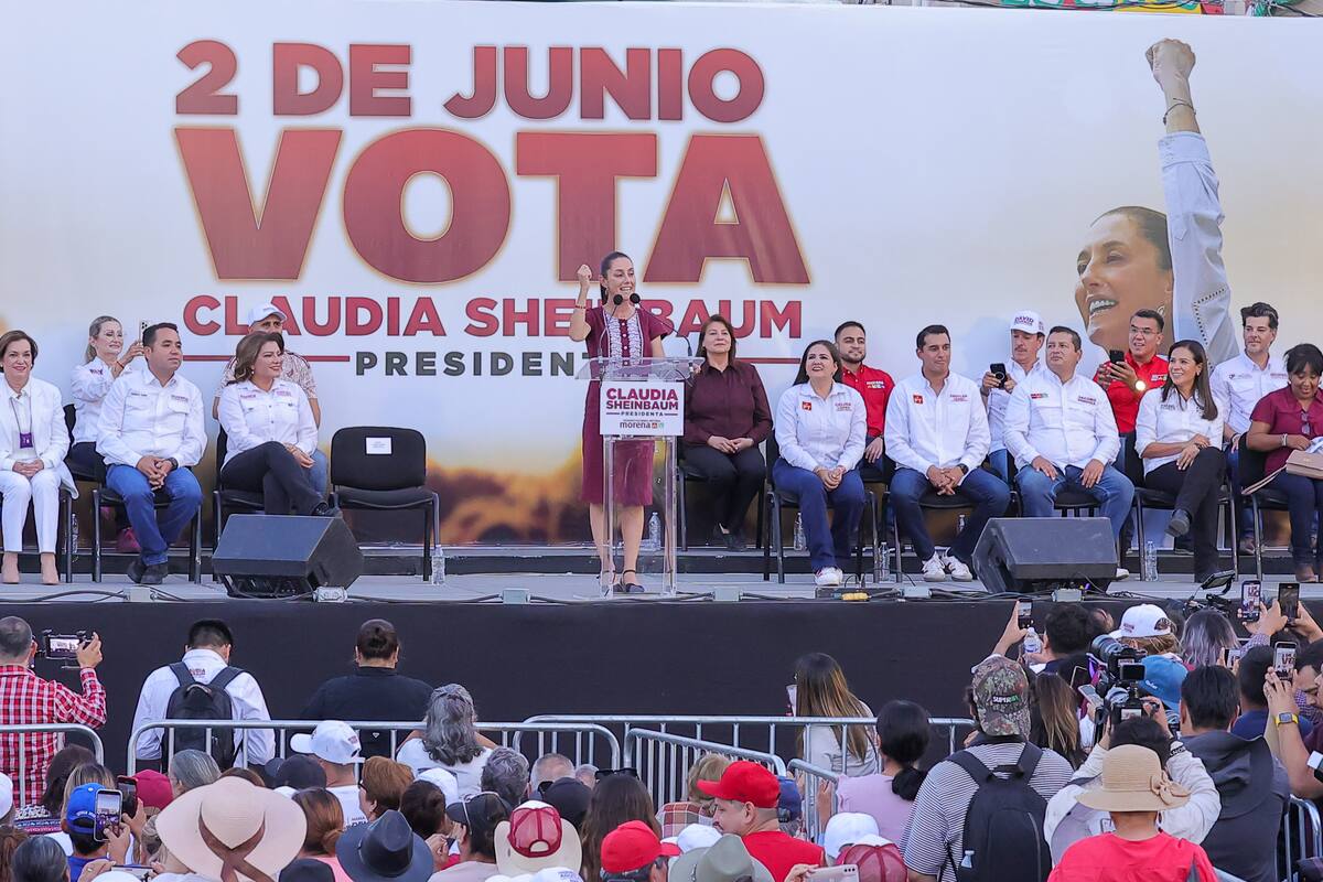 Corean morenistas a su candidata presidencial