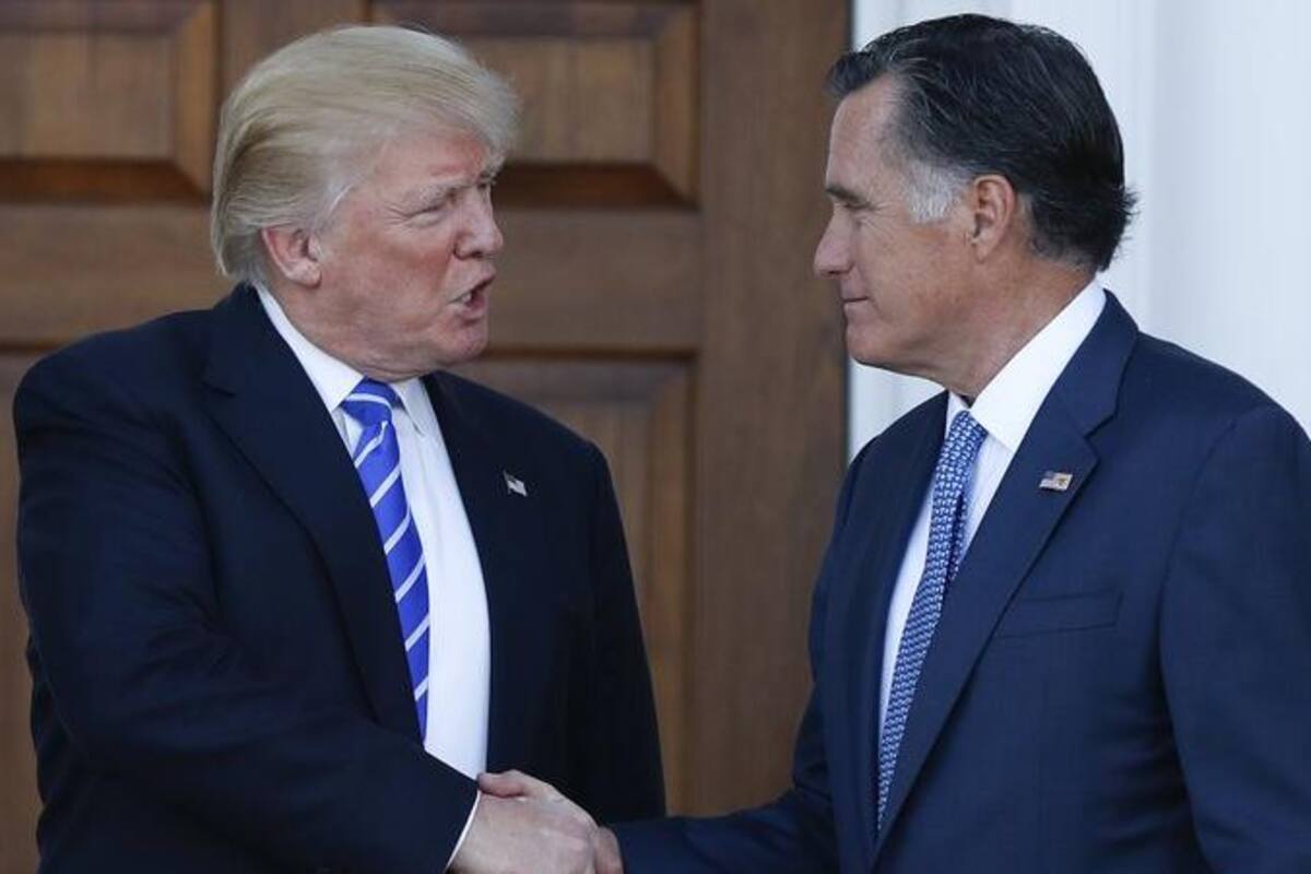 Senador Mitt Romney asegura que Trump arrasaría en candidatura republicana en 2024