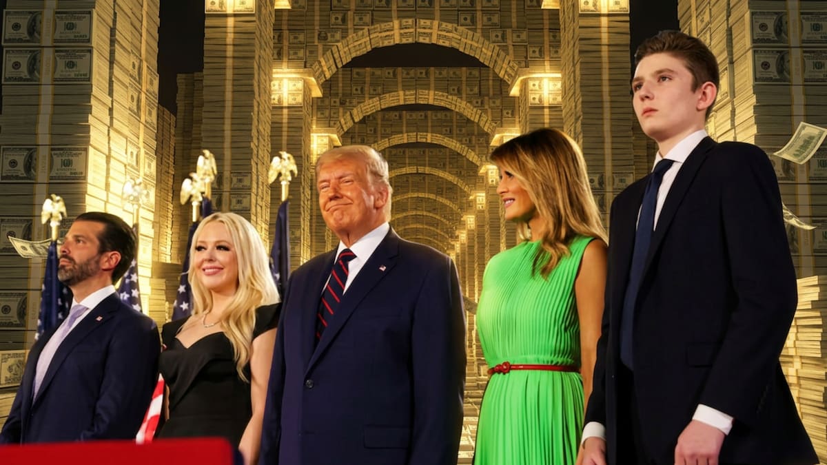 La familia Trump concentra más de 8 mil millones de dólares mientras Donald Trump lidera una fortuna de 6.5 mil millones y sus hijos amplían su riqueza con negocios, activos y participaciones durante su etapa política en Estados Unidos