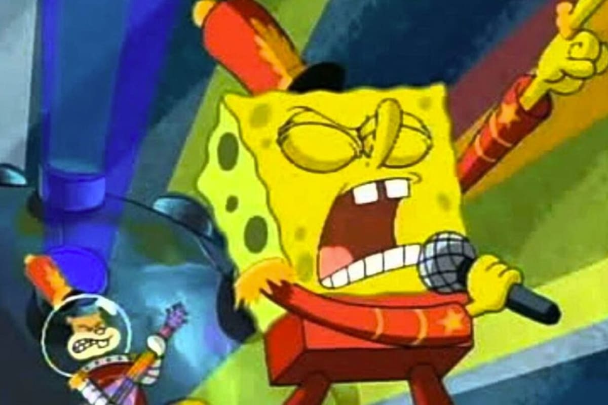 Así se vería Bob Esponja cantando en el Super Bowl según la inteligencia artificial