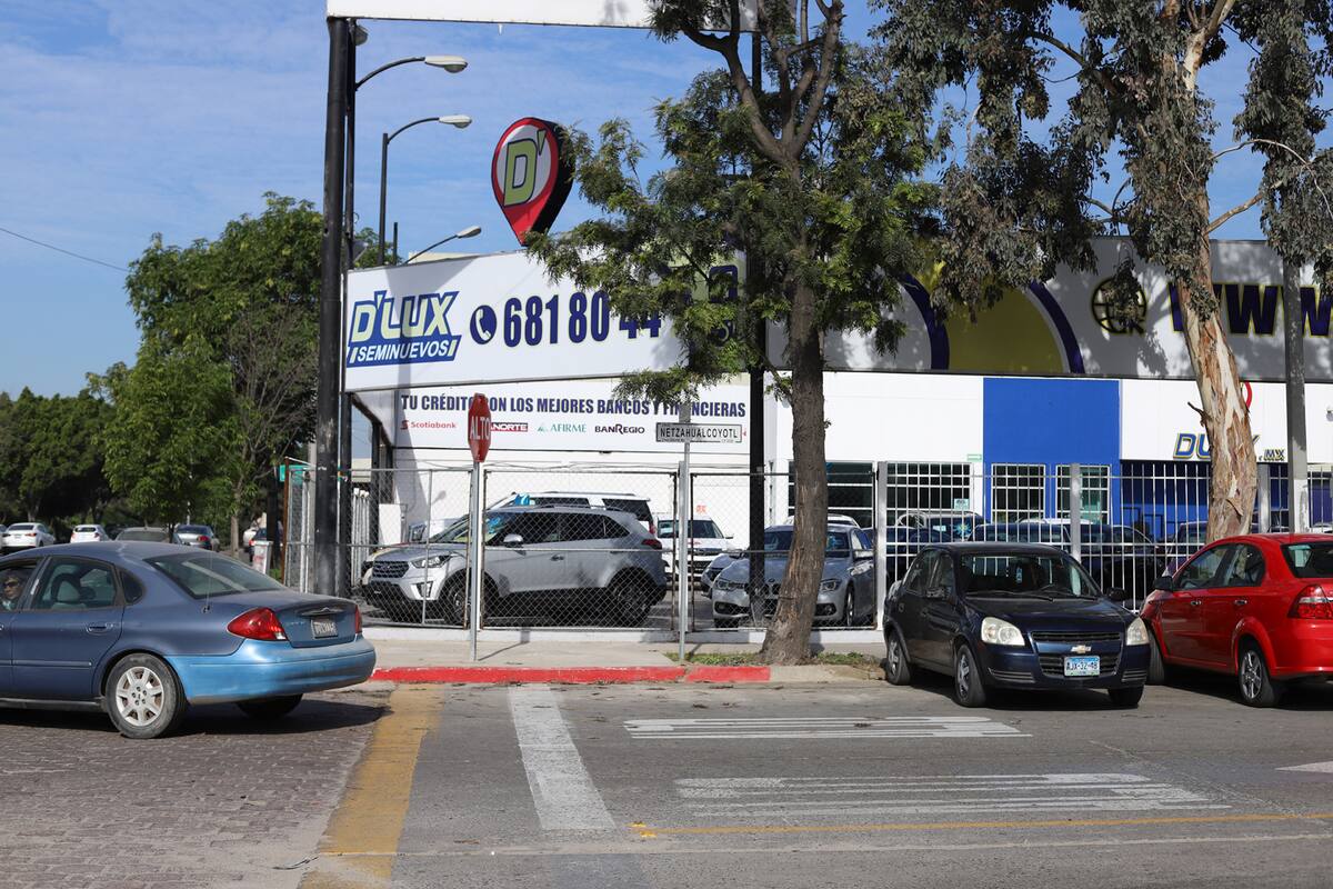 Lotes de autos disminuyeron en un 77% en los últimos 4 años