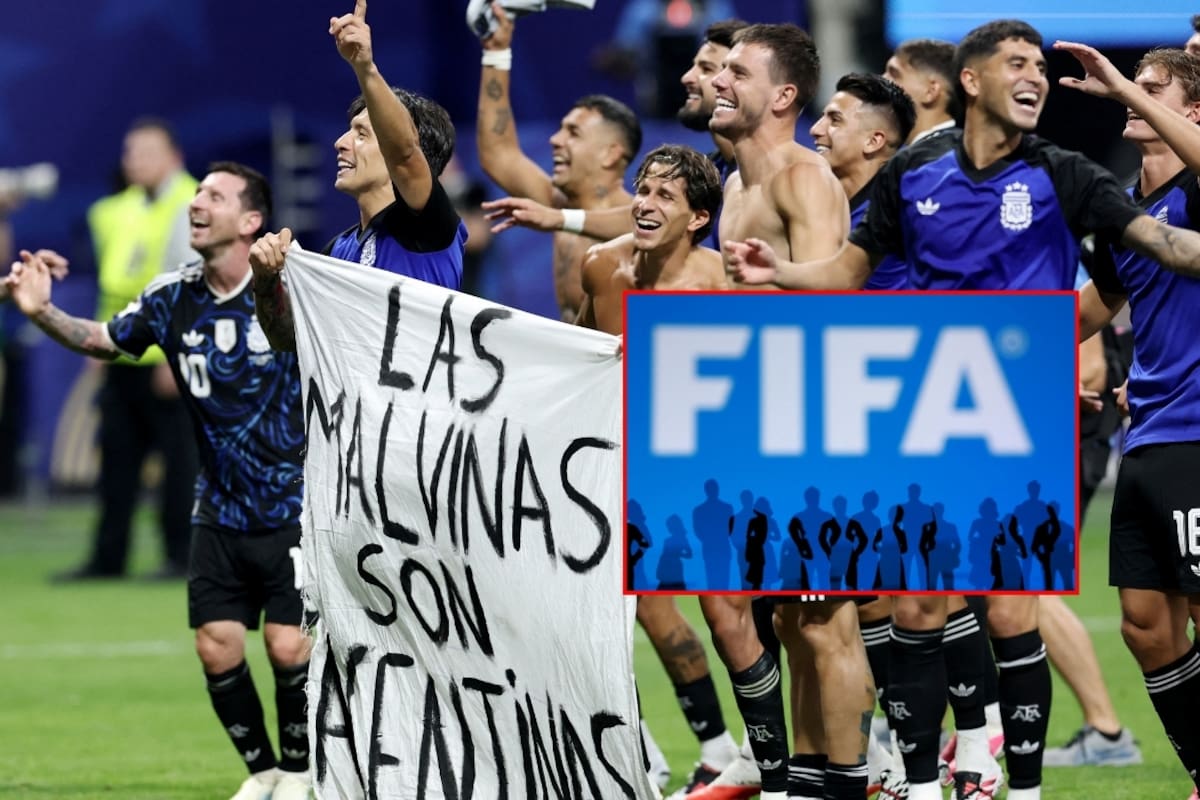 FIFA multa a Argentina con 321 mil dólares tras lienzo sobre Malvinas y suspende 10 partidos a Leandro Paredes