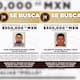 FGJES ofrece 500 mil pesos para localizar a tres personas