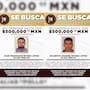 FGJES ofrece hasta 500 mil pesos por información para localizar a tres personas con órdenes de aprehensión en Sonora
