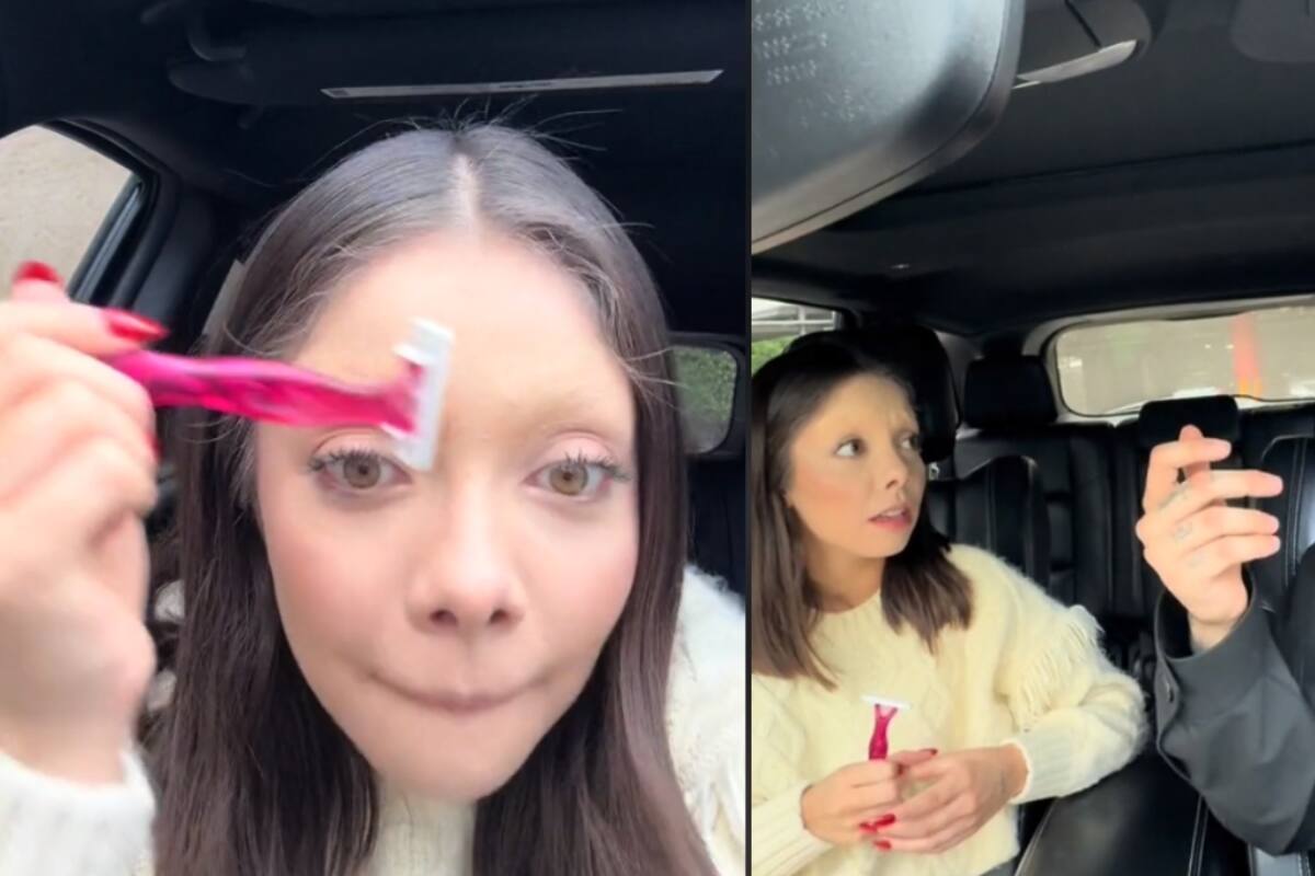 Chica le hace broma a su novio sobre que se depilo sus cejas y este la compara con Voldemort