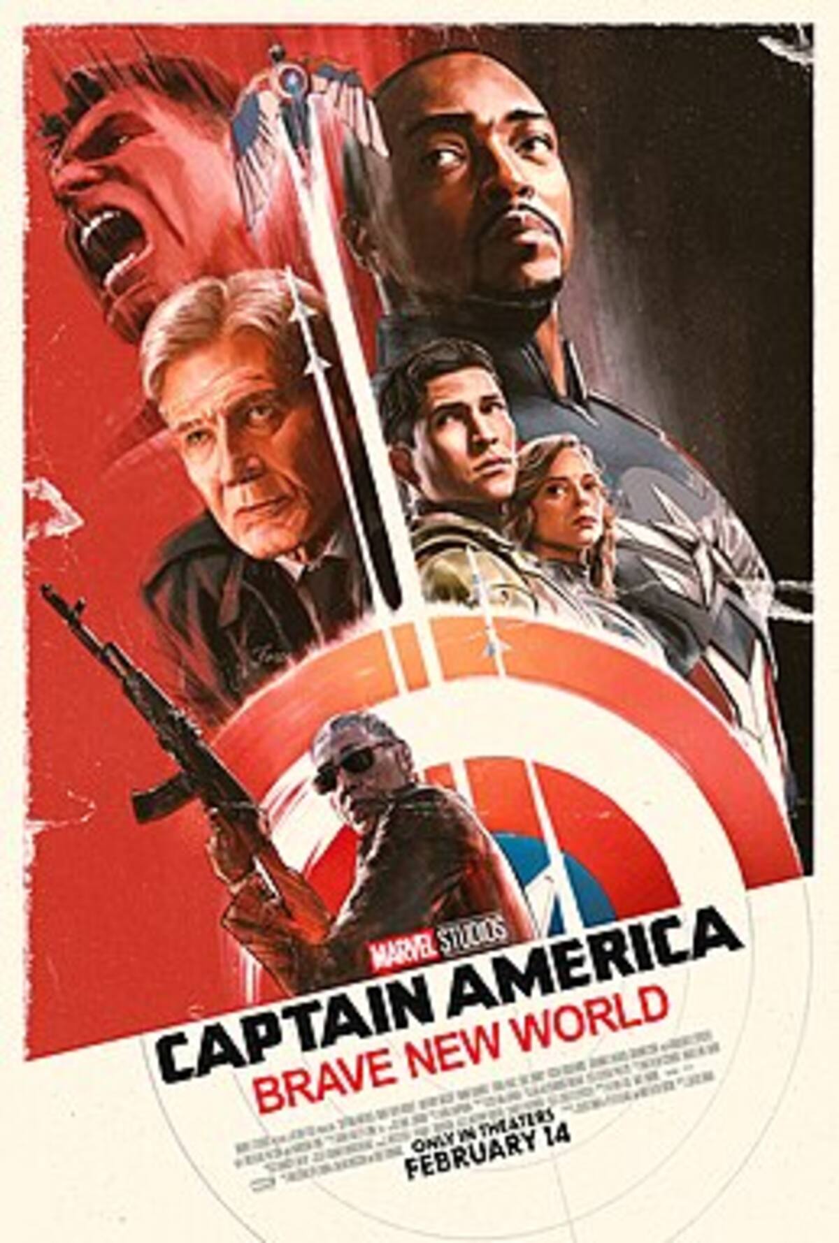 Anthony Mackie como el nuevo Capitán América en Brave New World