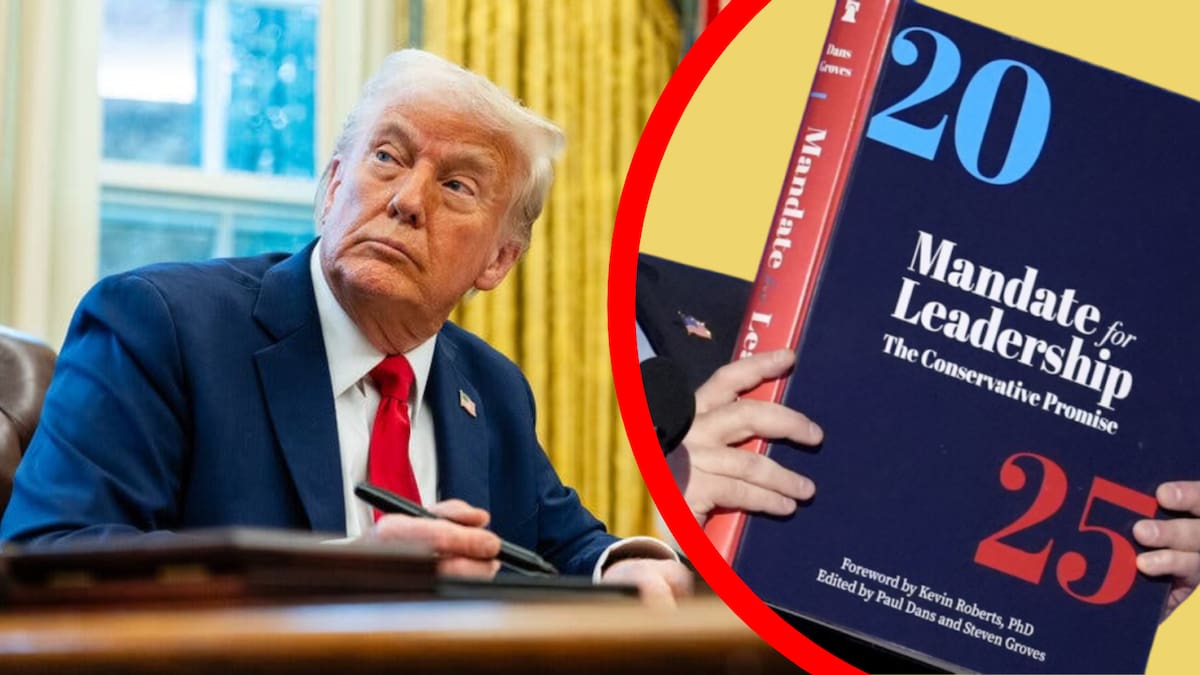 Proyecto 2025: el plan ultraconservador que Trump negó, pero está poniendo en marcha. FOTO: Especial