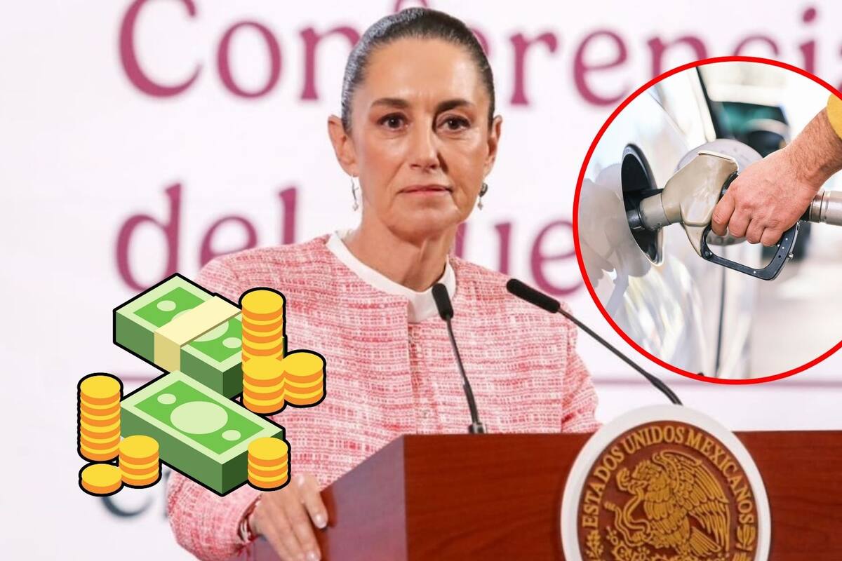 Claudia Sheinbaum: 6 pesos por litro le ganan los gasolineros
