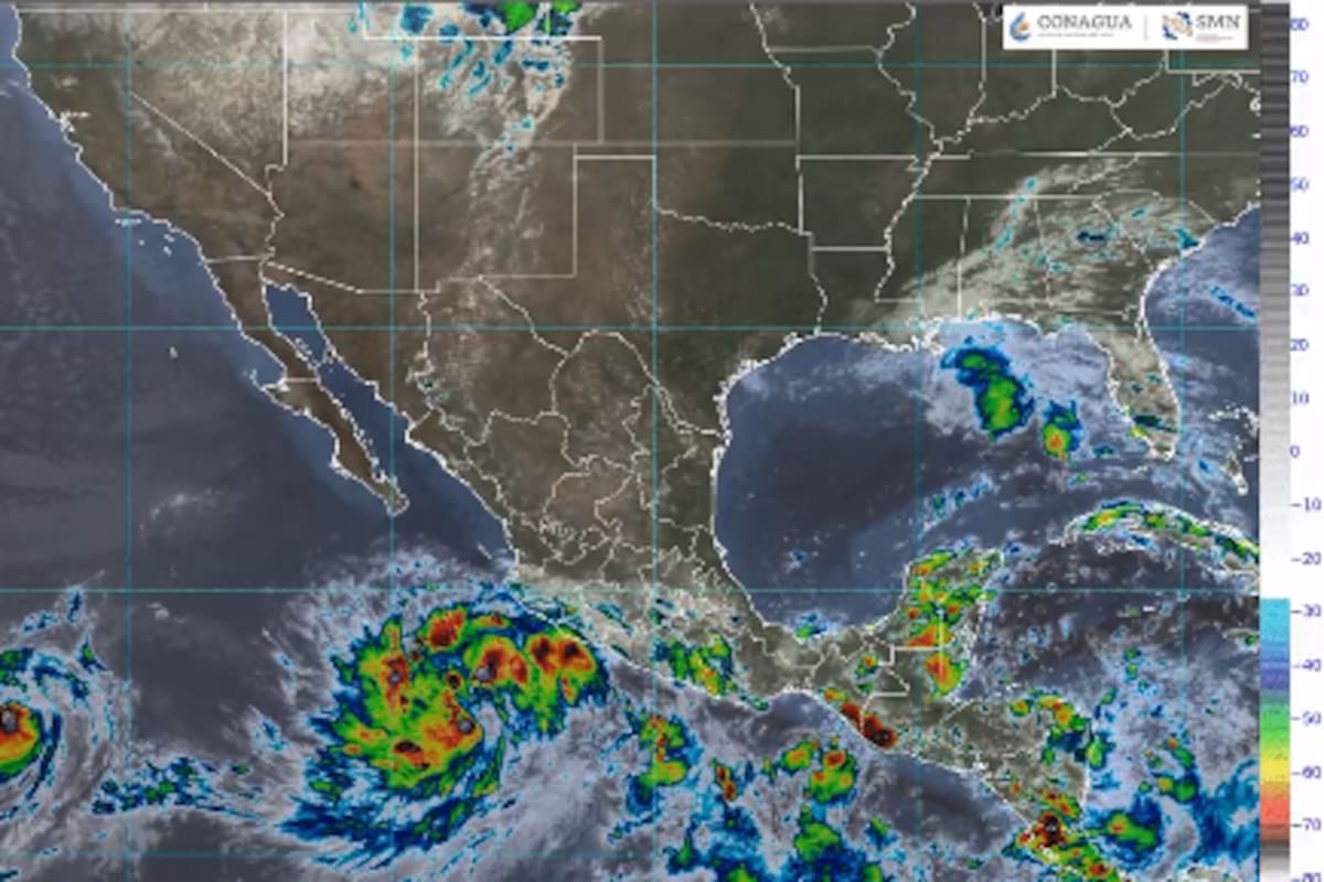 Tormenta tropical Priscilla se forma en el Pacífico; amenaza con lluvias intensas y vientos en costas de Occidente